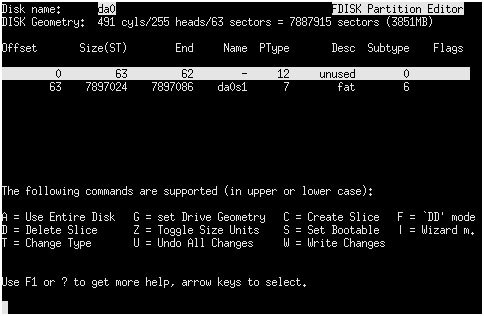 図4　「FAT」を削除