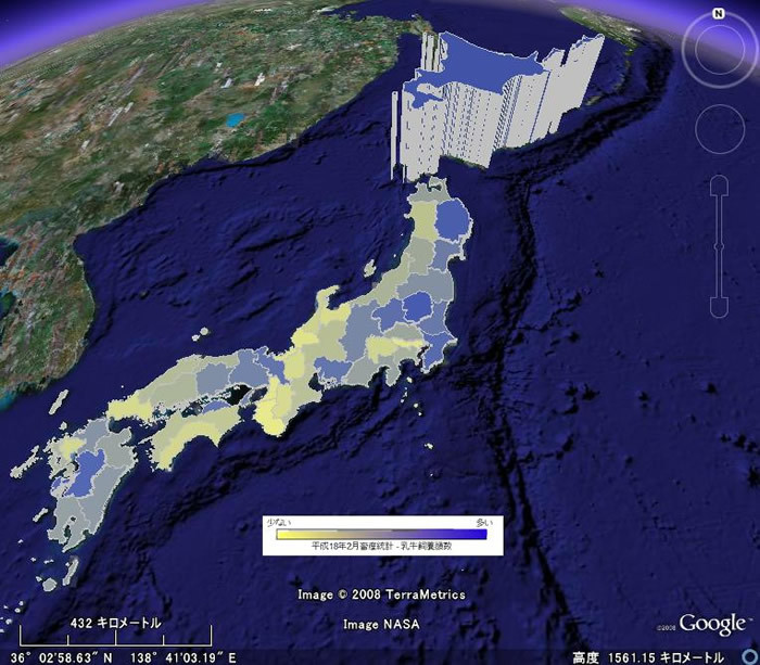 図4　統計データとその凡例図