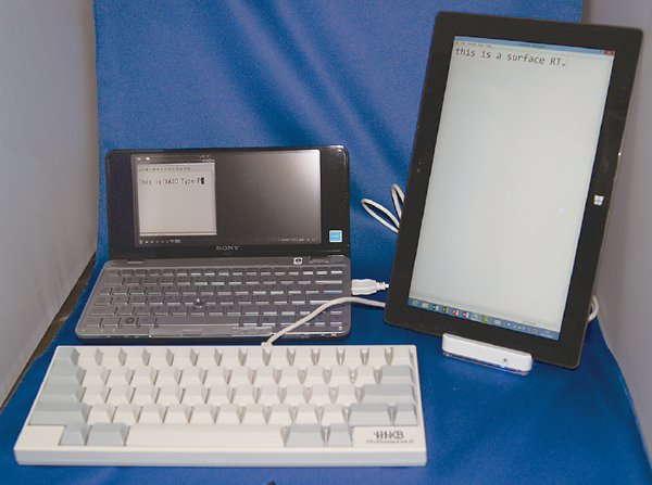 写真3　CS533とSurface RT