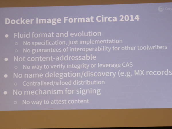 Dockerイメージフォーマットの問題点