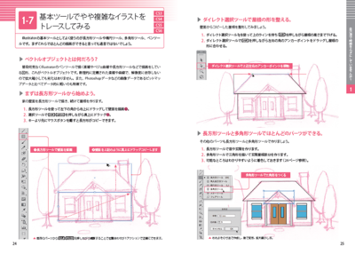 図1　ラフスケッチをスキャンしてトレース図を作る