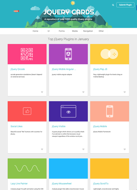図3　jQueryプラグインを探せるサイト