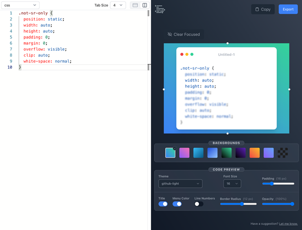 図6　ウィンドウにコードが入った見栄えの良い画像を作るサービス