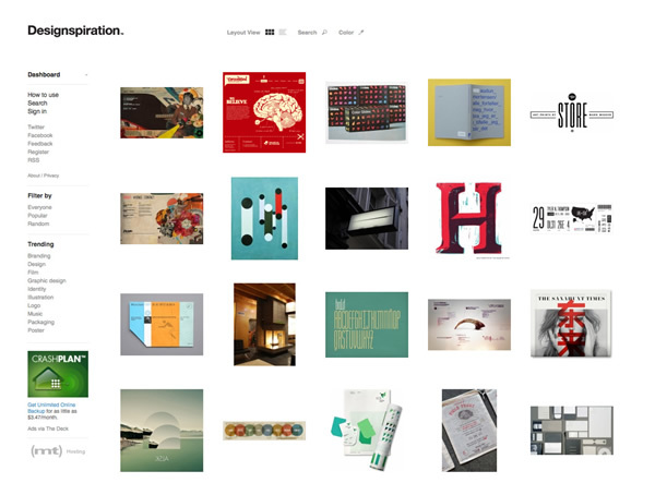 図4　『Designspiration』