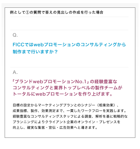 答えの本文