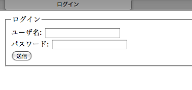 図2　ログイン画面イメージ