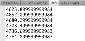 図2　DisplayObject.rotationYプロパティの値の範囲に制限がない