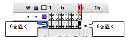 Fla画面4　制限時間クリップ内