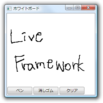 図1　ホワイトボードアプリケーション