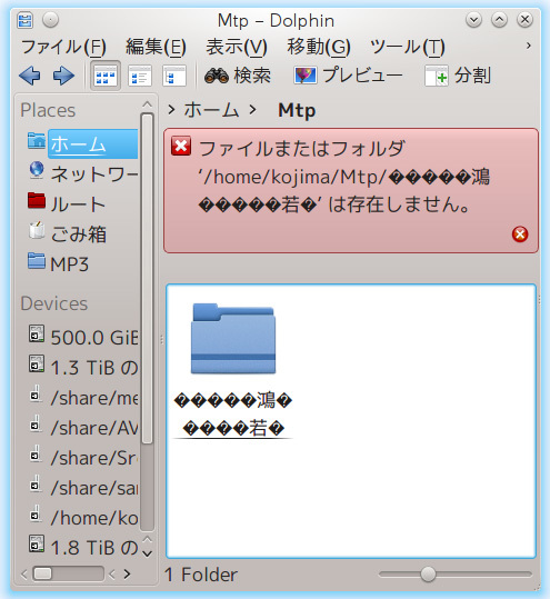 図2　Dolphineから見たMTPデバイス