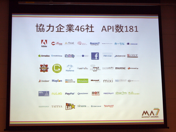 提供されるおもなAPI