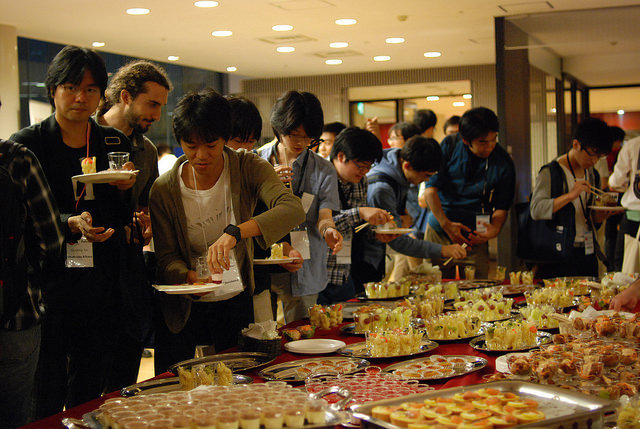 PyCon JPパーティの模様 ©PyCon JP 